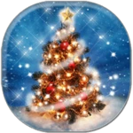 christmas tree live wallpaper android application logo